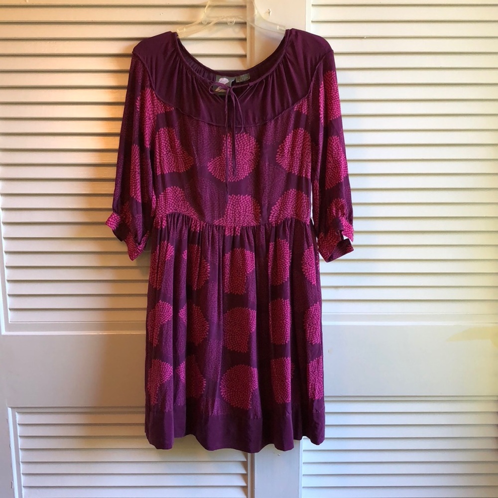 Girls from Savoy Bouquet Toss silk dress